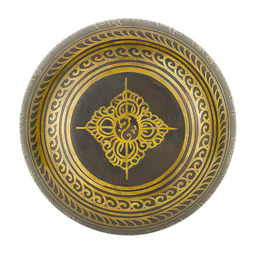 Поющая чаша Kailash 165х165х71 мм Античный Бронзовый (27710)