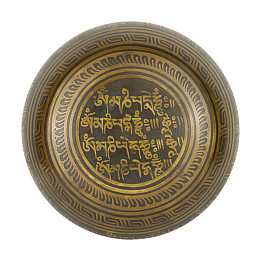 Поющая чаша Kailash 165х165х71 мм Античний Бронзовий (27711)