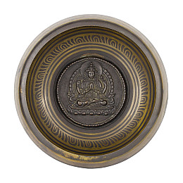 Поющая чаша Kailash 165х165х71 мм Античний Бронзовий (27711)