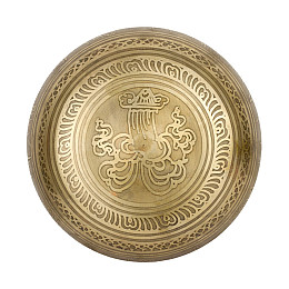 Поюча чаша Kailash тибетська 165х165х73 мм Бронзова (27716)