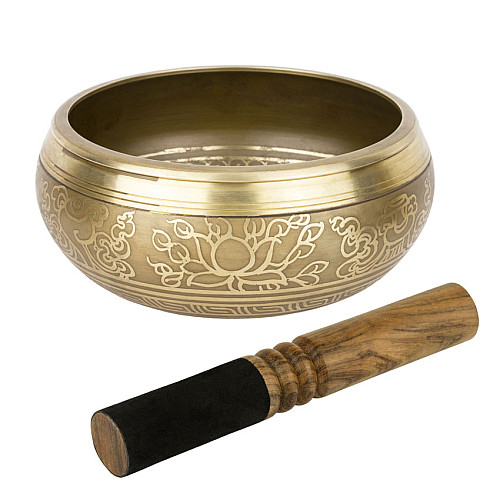 Поющая чаша Kailash 165х165х72 мм Бронзовый (27718)