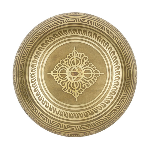 Поющая чаша Kailash 165х165х72 мм Бронзовый (27718)