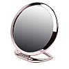Двустороннее косметическое зеркало Stenson 15 см Mirror 3108 розовый