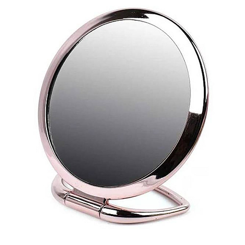 Двустороннее косметическое зеркало Stenson 15 см Mirror 3108 розовый