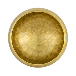 Поющая чаша Тибетська Kailash 142х142х70 мм Бронзова (26943)