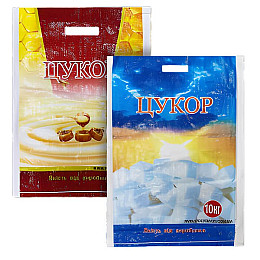 Поліпропіленовий мішок для цукру Polybags 40х55 см 10 кг 100 шт Різнокольоровий