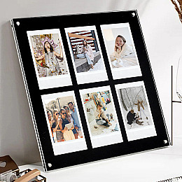 Фоторамка Fujifilm на 6 фото акриловая для Instax Mini Черный (2310334996)