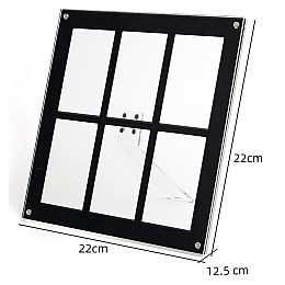 Фоторамка Fujifilm на 6 фото акриловая для Instax Mini Черный (2310334996)