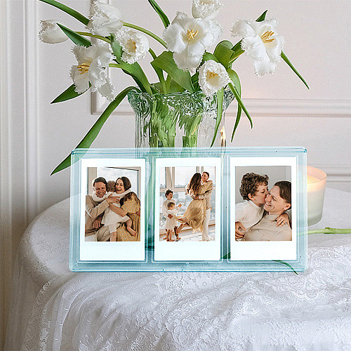 Фоторамка на 3 фото Fujifilm для Instax Mini Голубой (2310363448)