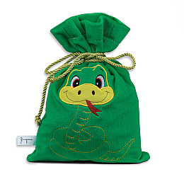 Мешок под конфеты Золушка Змея 29х20 см Зеленый (ZL731)