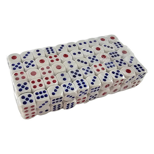 Кості ігрові DUKE 100 шт 13х13х13 мм (DN35244)