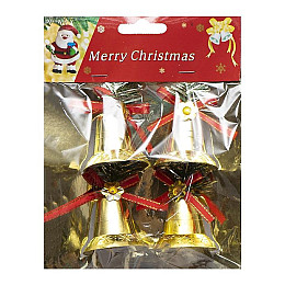 Набор-украшение на елку Колокольчик 1045-214 Bambi пластик 4 шт