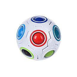 Головоломка пятнашки Same Toy тренажер IQ Ball Cube 8 см Multicolor