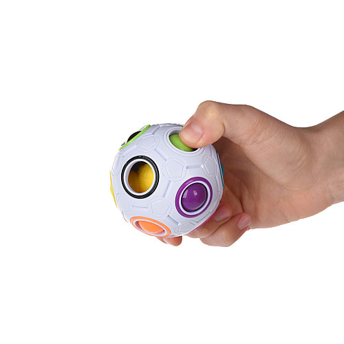 Головоломка пятнашки Same Toy тренажер IQ Ball Cube 8 см Multicolor