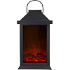 Светодиодный камин BonaDi Black&Fire 14х15х31 см Черно-красный DP232154