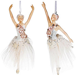 Елкові іграшки набір BonaDi Ballerinas 18 см Різнокольоровий 4 шт DP232182