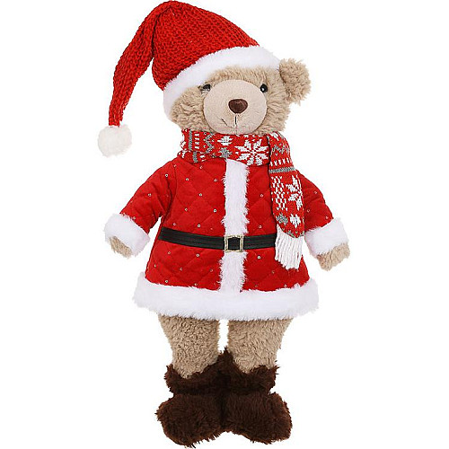 Декоративна іграшка Santa Bear 52 см Різнокольоровий BonaDi DP232193