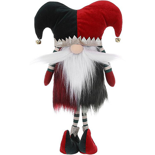 Декоративная игрушка Dwarf in a jester costume 37 см Разноцветный BonaDi DP232196