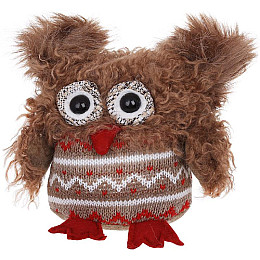 Декоративная игрушка Owl 15 см Разноцветный BonaDi DP232222