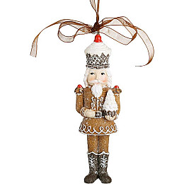 Елкові іграшки набір BonaDi Gingerbread Nutcracker 4х2.2х12 см Різнокольоровий 12 шт DP232304