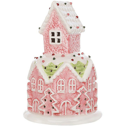 Светлодіодна ялинкова іграшка BonaDi Marshmallow House 11.5х17 см Різнокольоровий DP232307
