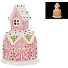 Светлодіодна ялинкова іграшка BonaDi Marshmallow House 11.5х17 см Різнокольоровий DP232307