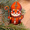 Деревянная эко-игрушка с крючками на елку Luxyart 8 см (DN-739)