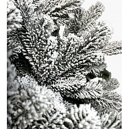 Елка литая заснеженная Cruzo PE 2,1 м Зелено-білий (snowas21)