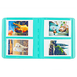 Фотоальбом для Fujifilm Instax Mini 12/11/40/70/90/99/EVO/Link/Liplay Polaroid 300/Z2300 бірюзовий