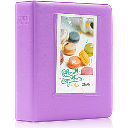 Фотоальбом для Fujifilm Instax Mini 12/11/40/70/90/99/EVO/Link/Liplay Polaroid 300/Z2300 фиолетовый
