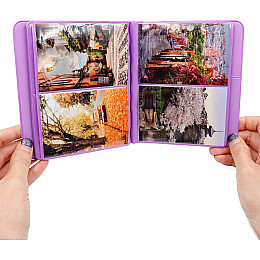 Фотоальбом для Fujifilm Instax Mini 12/11/40/70/90/99/EVO/Link/Liplay Polaroid 300/Z2300 фиолетовый