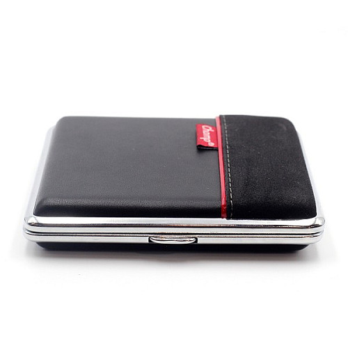Портсигар на 20 сигарет Champ Cigarette Case Чорний (40590130ST)