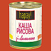 Каша рисова Hapay зі свининою з/б 340г Zdorovo (HAP-8065)