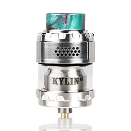 Атомайзер бак для вейпа Kylin M RTA 24mm 4.5ml Срібний (am415-hbr)