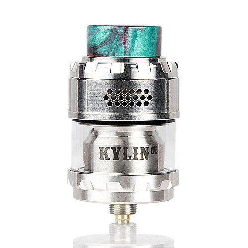 Атомайзер бак для вейпа Kylin M RTA 24mm 4.5ml Срібний (am415-hbr)