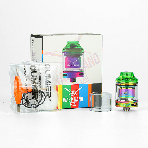 Атомайзер для вейпа Wasp Nano RTA Atomizer 2ml Rainbow (am292-hbr)