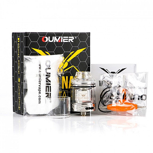 Атомайзер для вейпа Wasp Nano RTA Atomizer 2ml Срібний (am291-hbr)