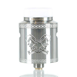 Дрипка для електронної сигарети ATVS Dead Rabbit V2 RDA 24mm Silver (am366-hbr)