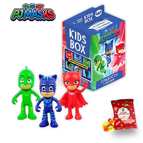 Мармелад з іграшкою в коробочці Sweet Box Герої в масках PJ Mask