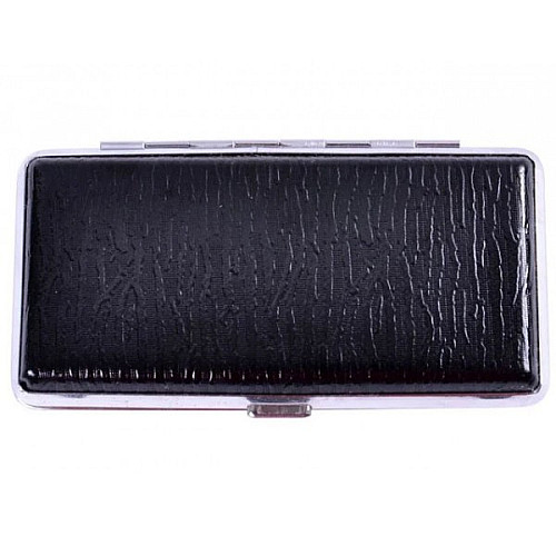 Портсигар для довгих сигарет 18шт №2381 Black (do204-hbr)