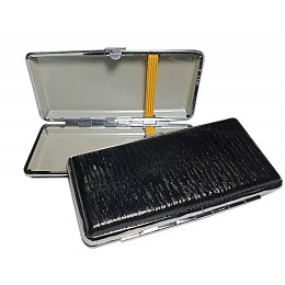 Портсигар для длинных сигарет 18шт №2381 Black (do204-hbr)