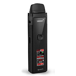 Под-система солевая электронная сигарета Smoant SANTI 40W Pod Kit 1100mAh 3.5ml Full Black (sn1340-hbr)