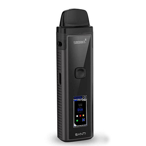 Под-система солевая электронная сигарета Smoant SANTI 40W Pod Kit 1100mAh 3.5ml Gunmetal (sn1338-hbr)