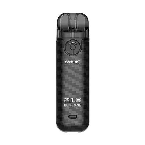 Под-система солевая электронная сигарета SMOK Novo 4 25W Pod 800mAh 2ml Kit Black Carbon Fiber (sn1239-hbr)
