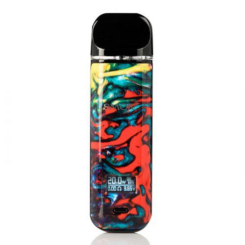Підсистема солева електронна сигарета Smok Novo X 25W Pod Kit 800mAh 2ml 7 Color Resin (sn1249-hbr)