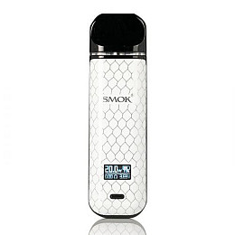Підсистема солева електронна сигарета Smok Novo X 25W Pod Kit 800mAh 2ml Silver Cobra (sn1250-hbr)