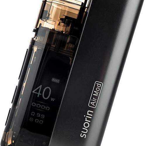 Под-система солевая электронная сигарета Suorin Air Mod 40W Pod 1500mAh 3ml original Kit Black (sn1393-hbr)