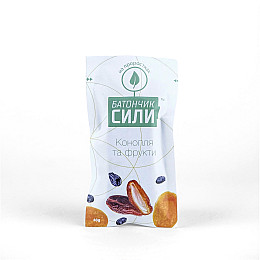 Батончик Сили Ineo products Конопля та фрукти 40г