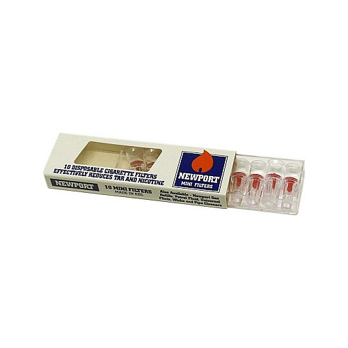 Фільтри мундштуки Newport Mini 10 штук для сигарет діаметром 8 мм (N-MF10)