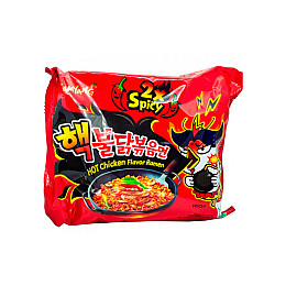 Лапша рамен очень острая Бульдак 2x Spicy Samyang 140г (16098)